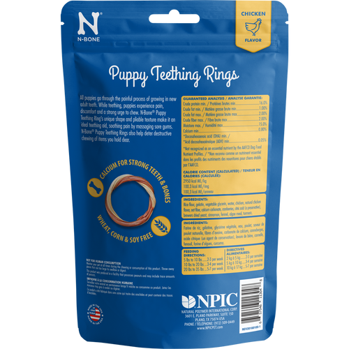 Flavored Teething Rings N-Bone® Puppy Teething Rings Chicken Flavor - Ukiah, CA - Lakeport, CA ...