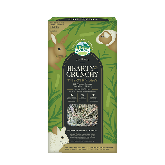 Oxbow Prime Cut Hearty & Crunchy Timothy Hay