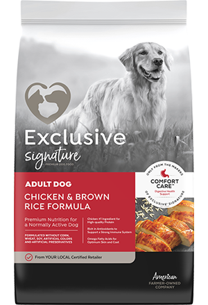 Exclusive Signature Adult Dog Chicken & Brown Rice Formula