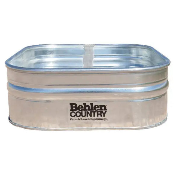 Behlen Country Shallow Square Galvanized Stock Tank