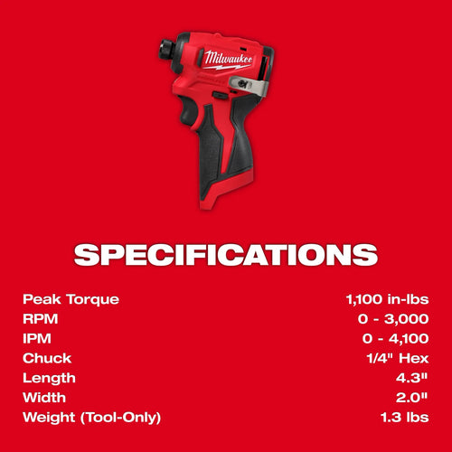 Milwaukee M12™ Subcompact Brushless 2-Tool Combo Kit