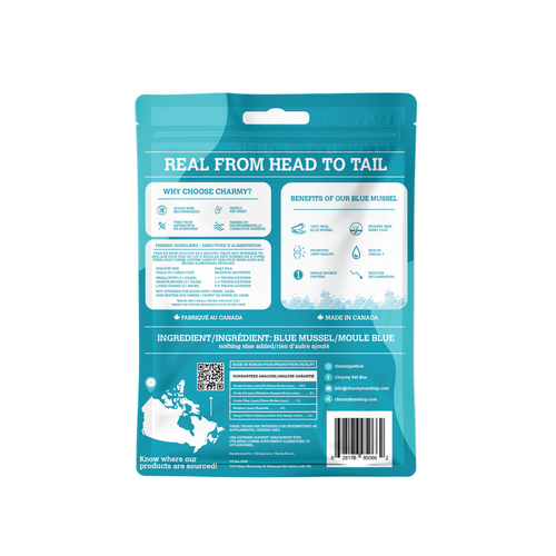 Charmy Pet Blue Mussel Dog & Cat Treats
