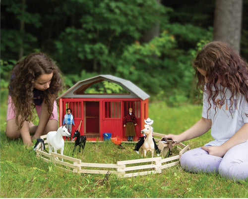 Breyer Two-Stall Wood Barn