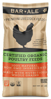 BAR Ale Organic 18% Soy-Free Corn-Free Layer Mini Pellet