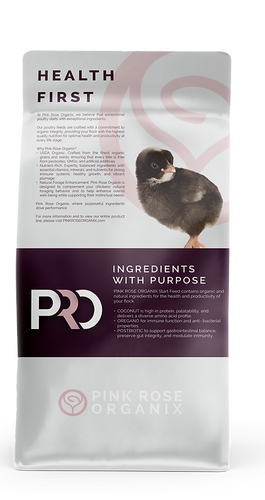 Pink Rose Organix Chick Start Soy/Corn Free Crumb Feed
