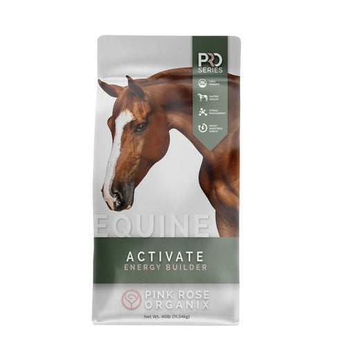 Pink Rose Organix PRO Series Activate Energy Builder Equine Feed