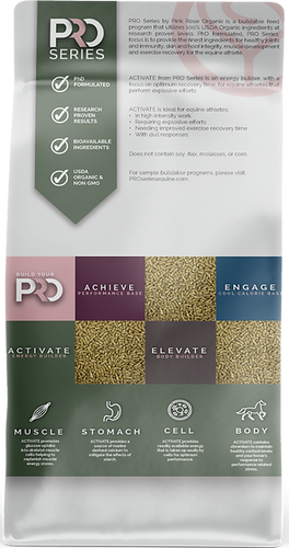 Pink Rose Organix PRO Series Activate Energy Builder Equine Feed