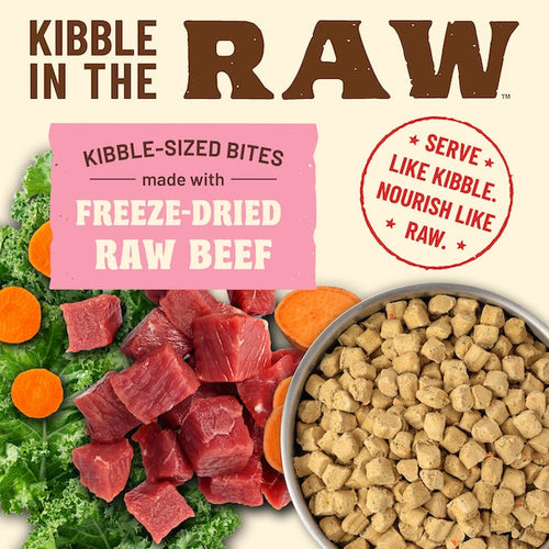 Primal Pet Foods Feline Kibble in the Raw Cat Food Beef Recipe