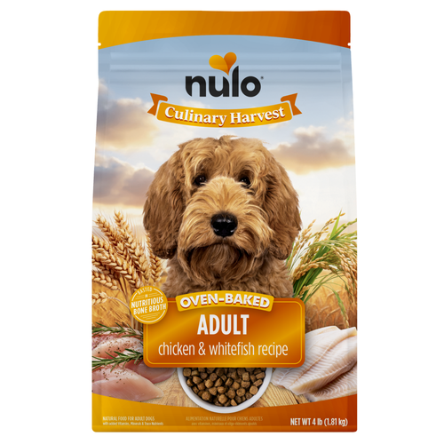 Nulo Culinary Harvest Baked Chicken & Whitefish Recipe for Adult Dogs Food