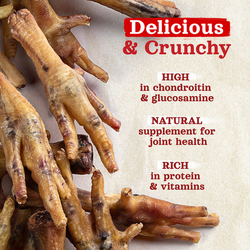 Natural Farm Chicken Feet for Dogs