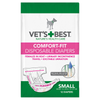 Vet's Best Comfort-Fit Disposable Female Dog Diapers – Small